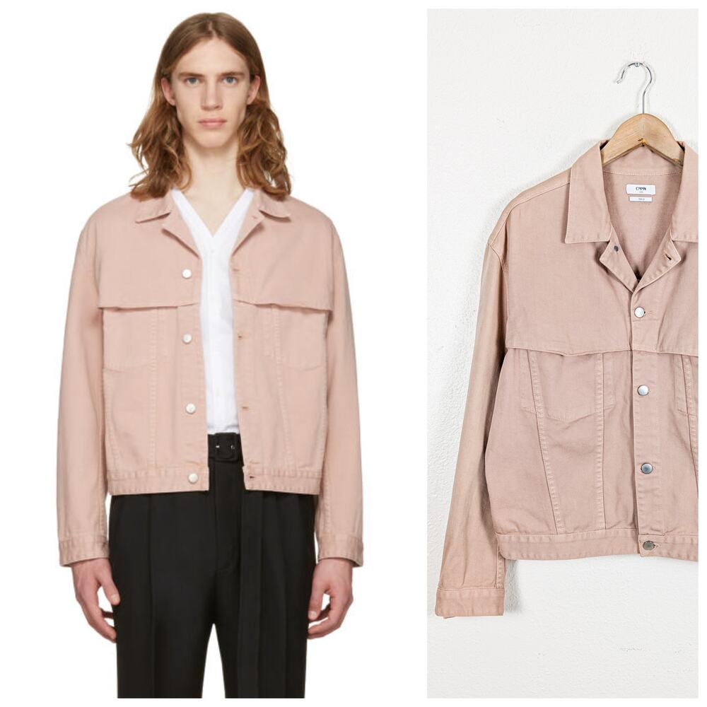 CMMN SWDN Brody Denim Jacket in dusty Pink size 50